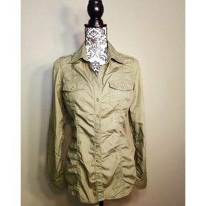 Express Army Green Top